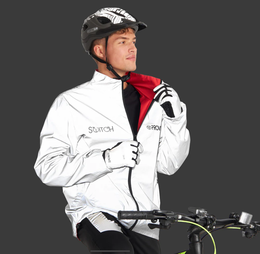Proviz Switch Reflect 360 plus reversible waterproof cycling jacket Westernport Bicycle Centre